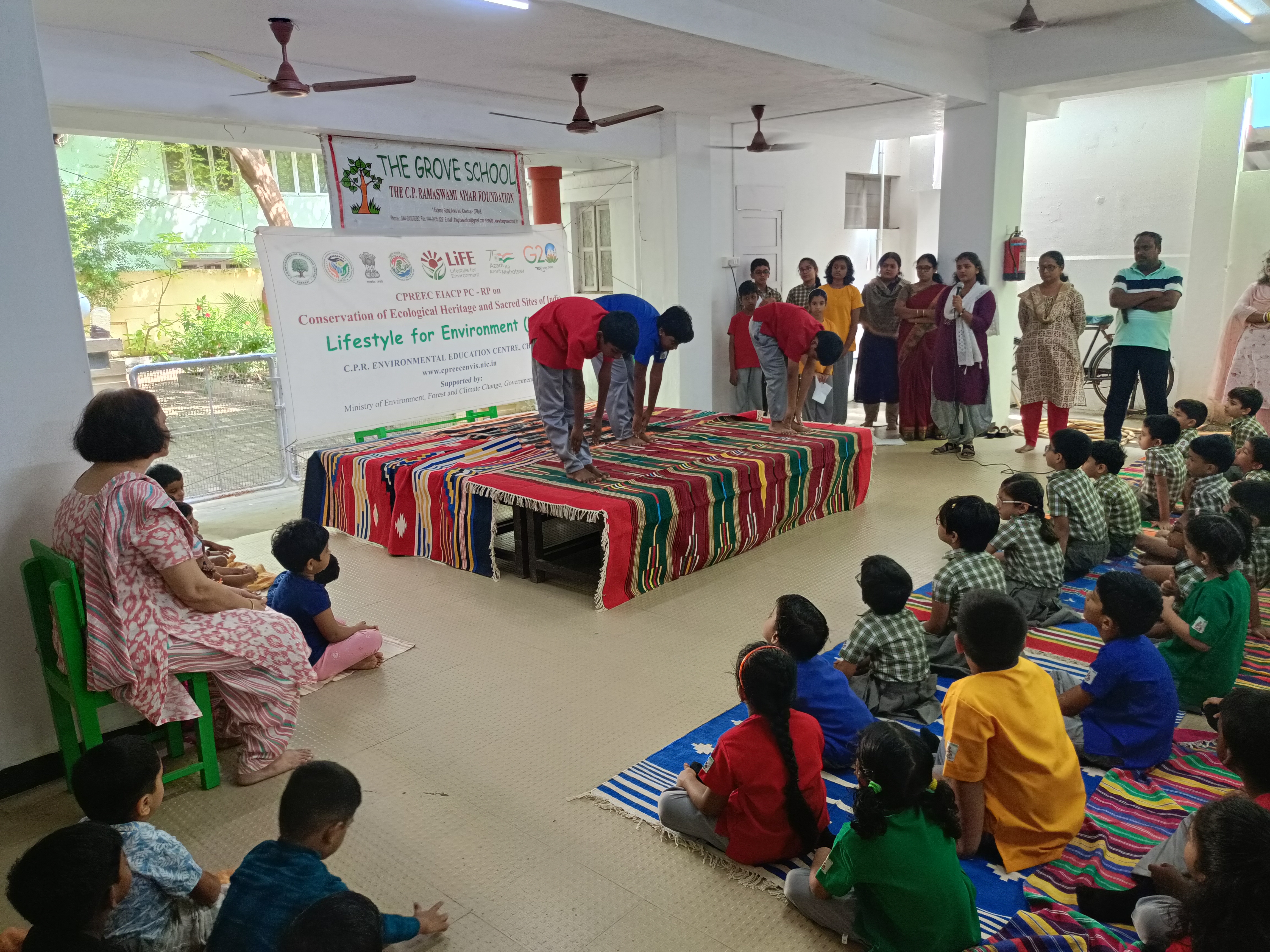 International Yoga Day 2024 – CPREEC- The Grove School, Alwarpet.